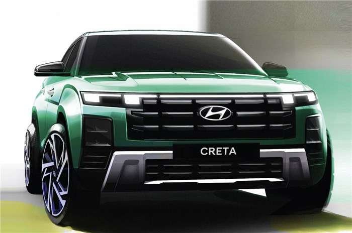 Hyundai Creta Facelift Design Sketches Unveiled Ahead of Launch on January 16th