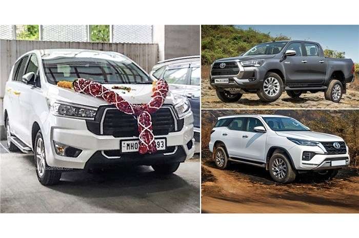 Toyota Innova Crysta, Fortuner, and Hilux Dispatches Temporarily Paused in India